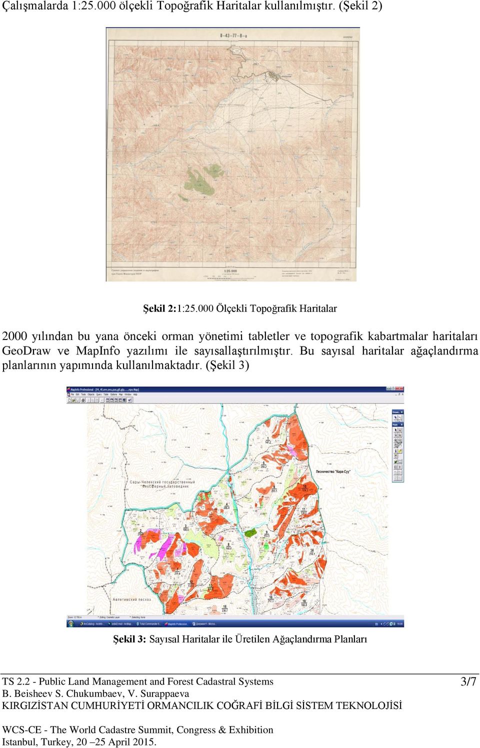 kabartmalar haritaları GeoDraw ve MapInfo yazılımı ile sayısallaştırılmıştır.