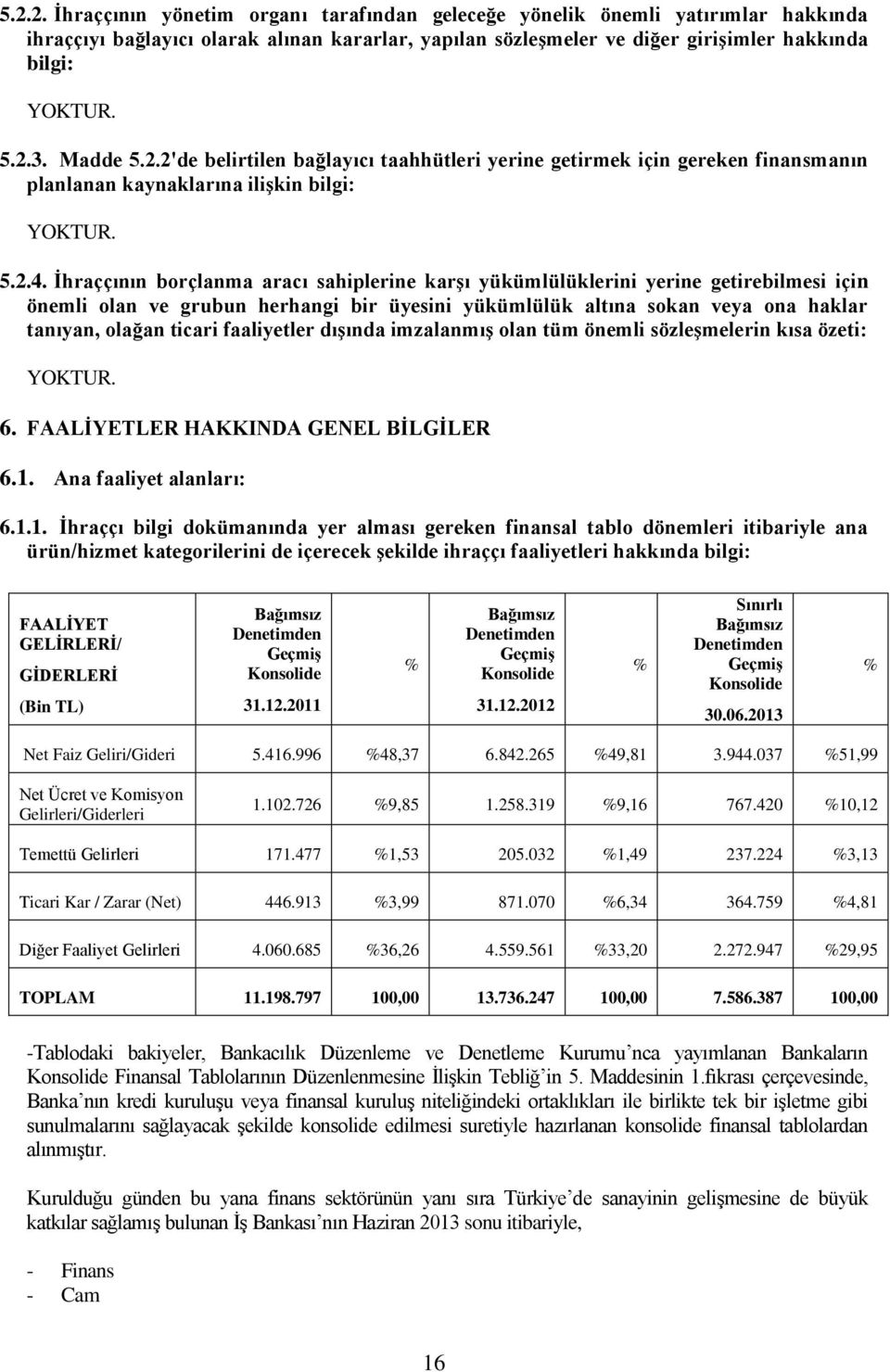 İhraççının borçlanma aracı sahiplerine karşı yükümlülüklerini yerine getirebilmesi için önemli olan ve grubun herhangi bir üyesini yükümlülük altına sokan veya ona haklar tanıyan, olağan ticari