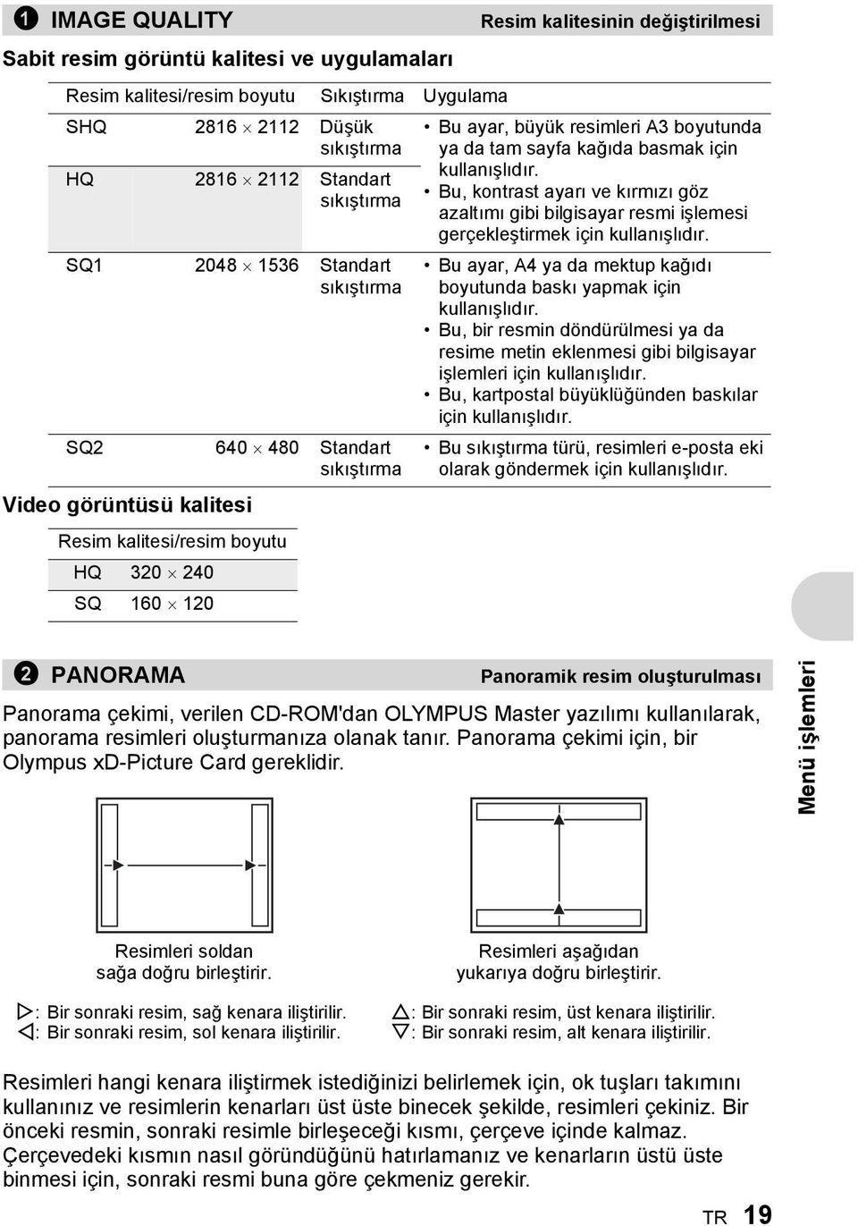 sayfa kağıda basmak için kullanışlıdır. Bu, kontrast ayarı ve kırmızı göz azaltımı gibi bilgisayar resmi işlemesi gerçekleştirmek için kullanışlıdır.