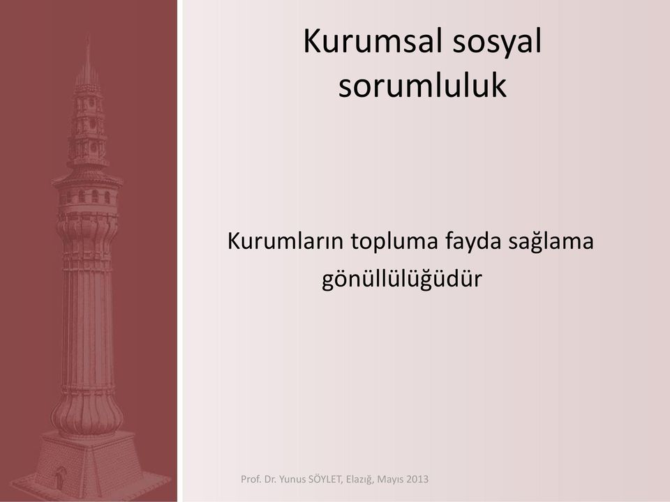 Kurumların topluma