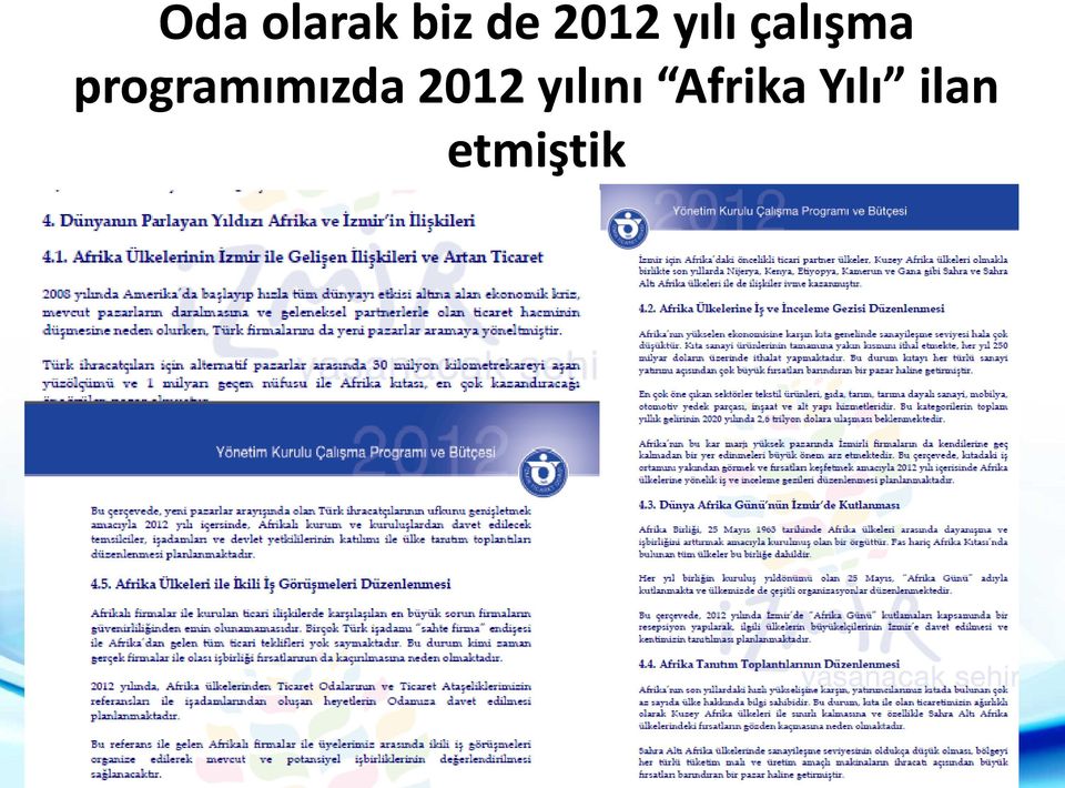 programımızda 2012