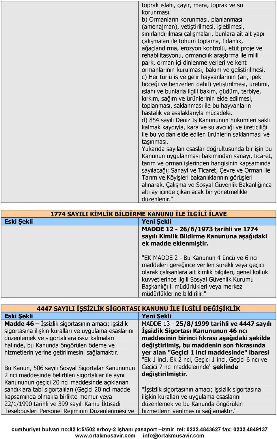 kontrolü, etüt proje ve rehabilitasyonu, ormancılık araştırma ile milli park, orman içi dinlenme yerleri ve kent ormanlarının kurulması, bakım ve geliştirilmesi.