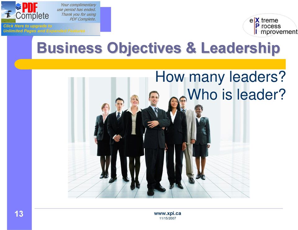 Leadership How