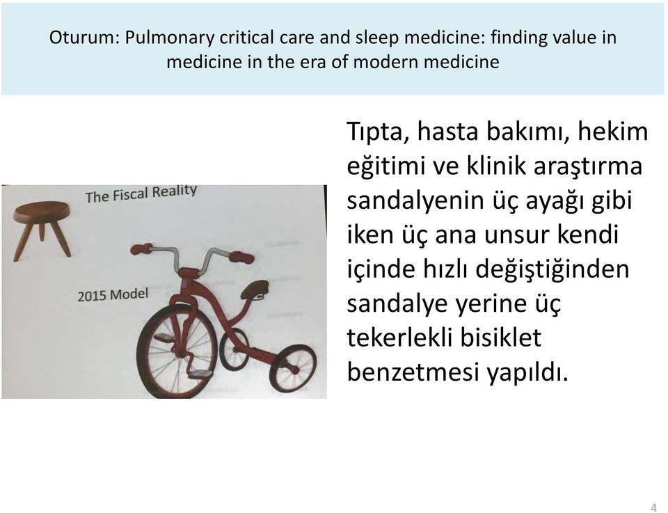 ve klinik araştırma sandalyenin üç ayağı gibi iken üç ana unsur kendi