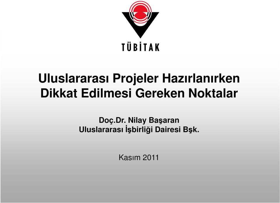 Gereken Noktalar Doç.Dr.