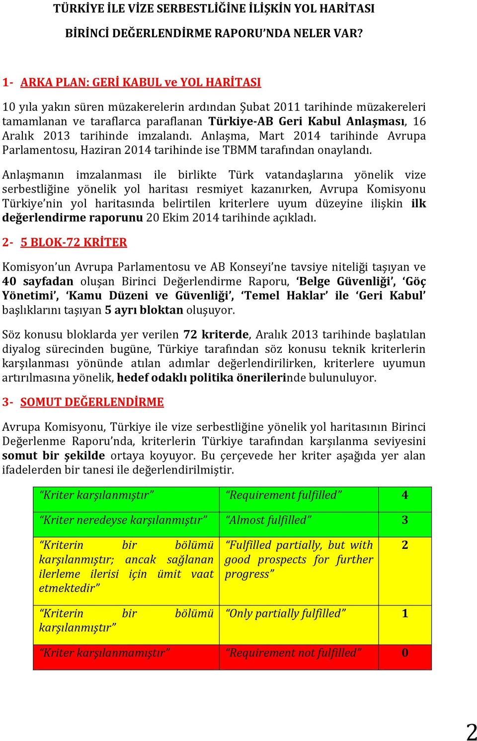 2013 tarihinde imzalandı. Anlaşma, Mart 2014 tarihinde Avrupa Parlamentosu, Haziran 2014 tarihinde ise TBMM tarafından onaylandı.