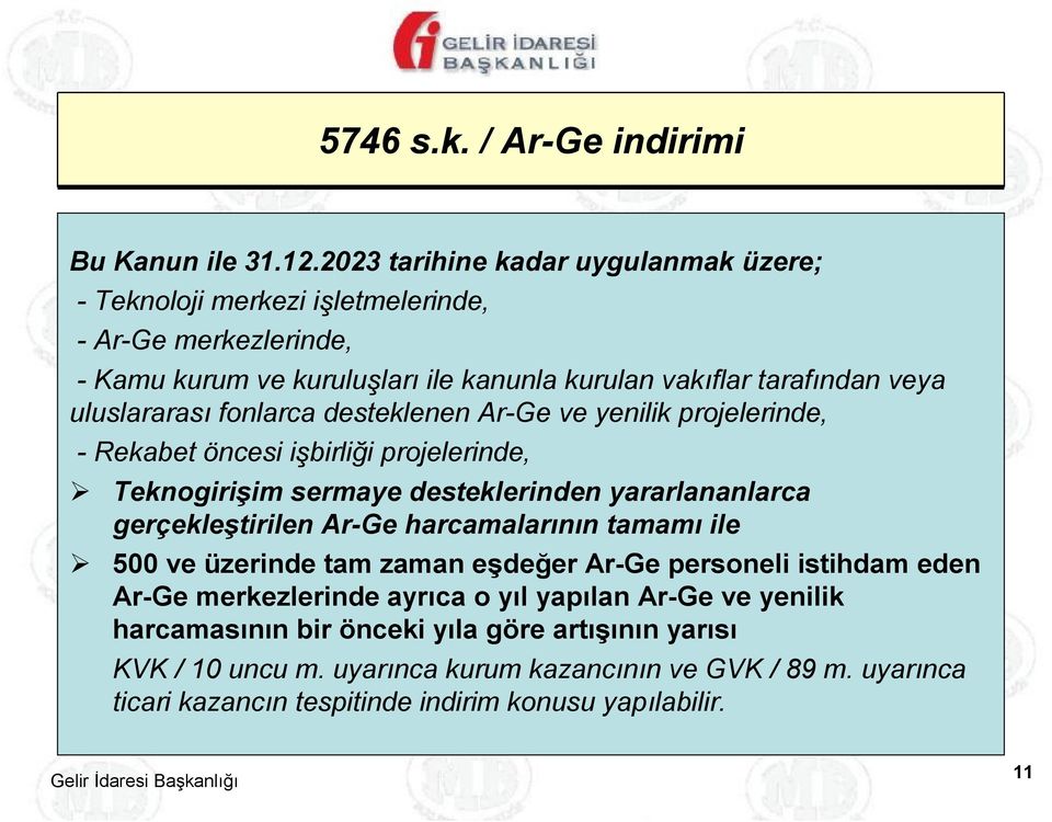 uluslararası fonlarca desteklenen Ar-Ge ve yenilik projelerinde, - Rekabet öncesi işbirliği projelerinde, Teknogirişim sermaye desteklerinden yararlananlarca gerçekleştirilen