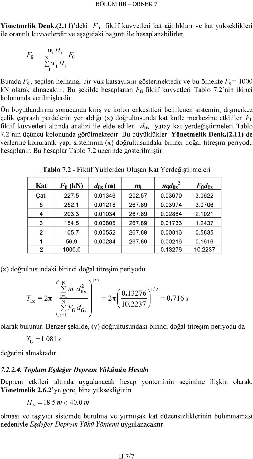 nin ikinci kolonund verilmişlerdir.