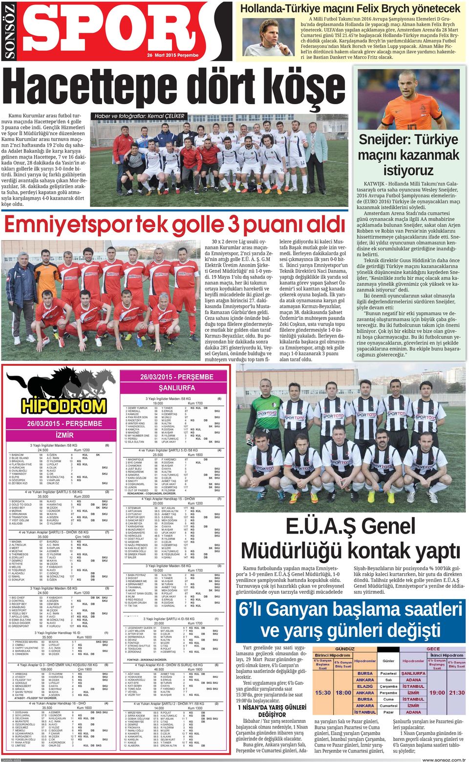 Emniyetspor tek golle 3 puanı aldı - - - - - - - -