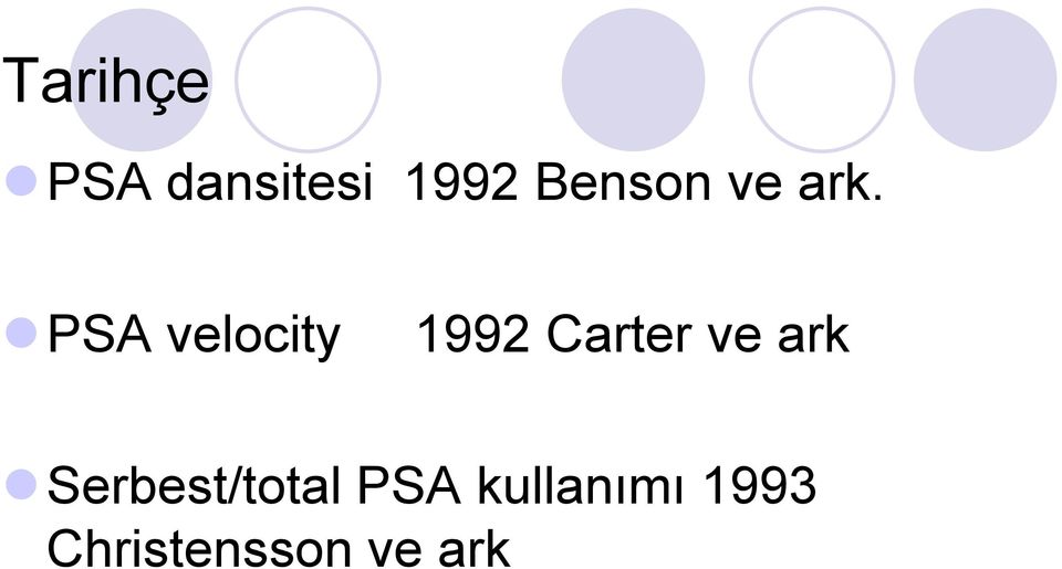 PSA velocity 1992 Carter ve ark