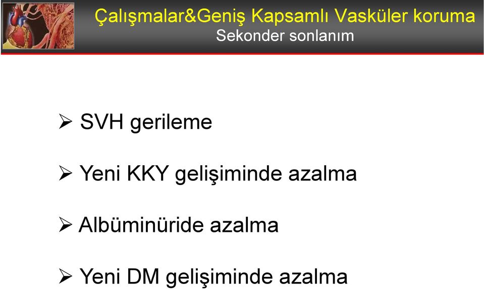 gerileme Yeni KKY gelişiminde azalma