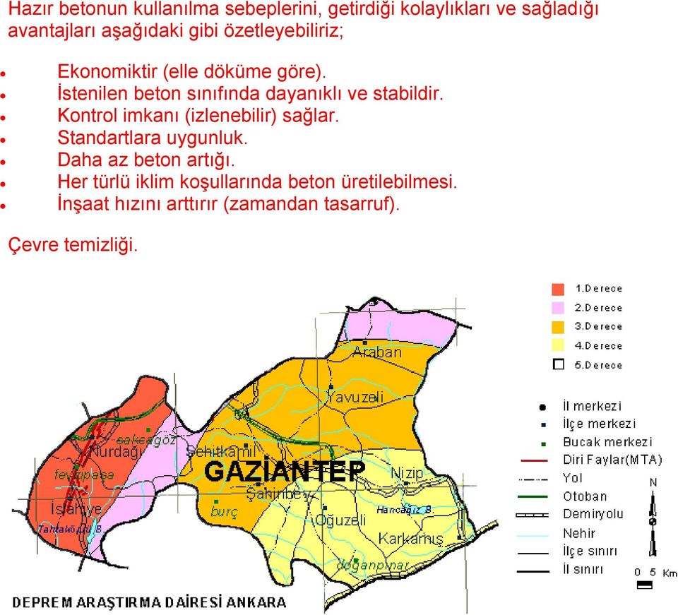 İstenilen beton sınıfında dayanıklı ve stabildir. Kontrol imkanı (izlenebilir) sağlar.