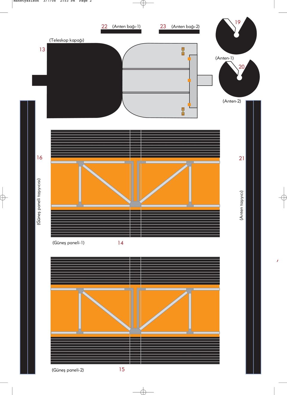 (Anten-2) 16 21 (Günefl paneli tafl y c s ) (Anten