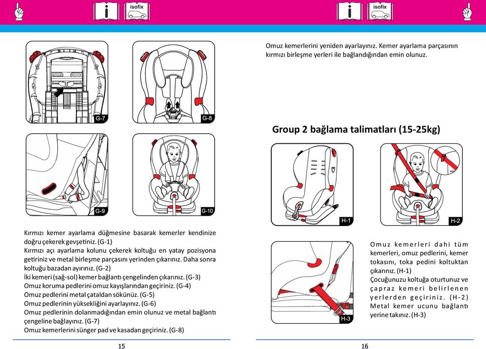 ÇOCUK OTO KOLTUĞU KURULUM VE KULLANMA KILAVUZU - PDF Ücretsiz indirin