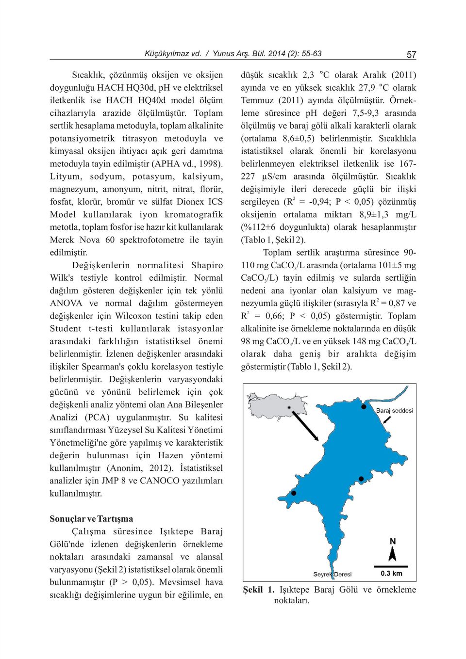 HQ40d model ölçüm Temmuz (011) ayýnda ölçülmüþtür. Örnekcihazlarýyla arazide ölçülmüþtür.