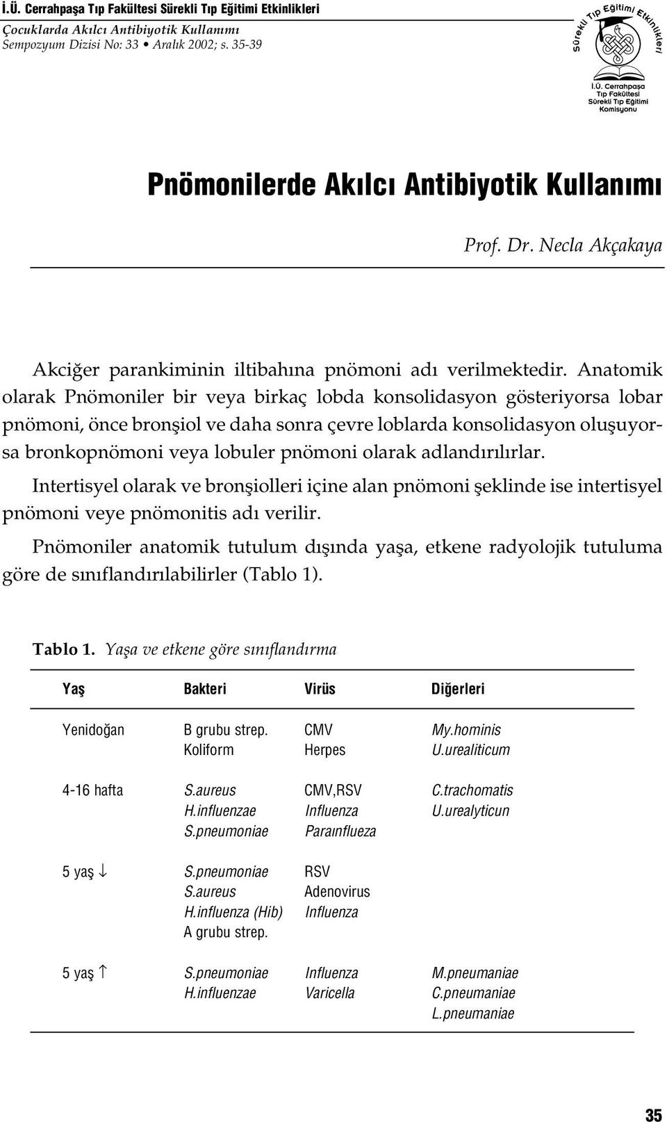 Anatomik olarak Pnömoniler bir veya birkaç lobda konsolidasyon gösteriyorsa lobar pnömoni, önce bronşiol ve daha sonra çevre loblarda konsolidasyon oluşuyorsa bronkopnömoni veya lobuler pnömoni