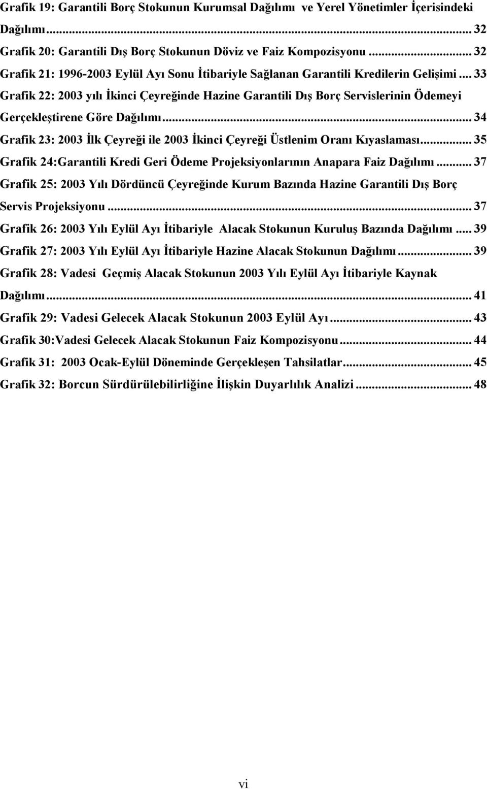 .. 33 Grafik 22: 2003 yılı İkinci Çeyreğinde Hazine Garantili Dış Borç Servislerinin Ödemeyi Gerçekleştirene Göre Dağılımı.