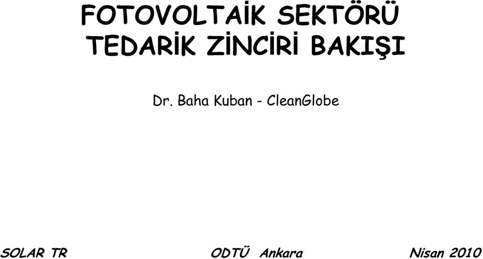 Baha Kuban - CleanGlobe