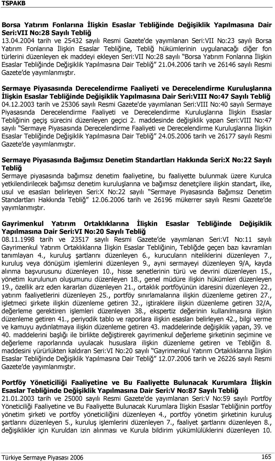 maddeyi ekleyen Seri:VII No:28 sayılı Borsa Yatırım Fonlarına İlişkin Esaslar Tebliğinde Değişiklik Yapılmasına Dair Tebliğ 21.04.