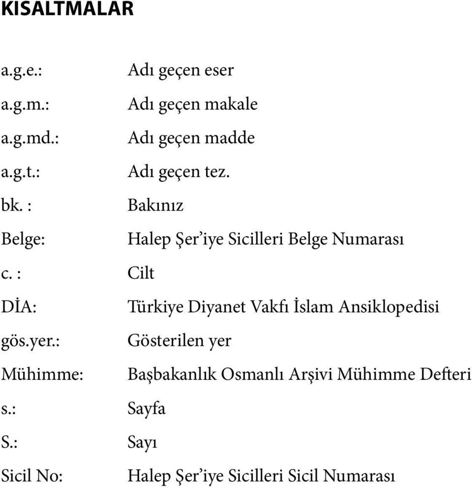 : Cilt DİA: Türkiye Diyanet Vakfı İslam Ansiklopedisi gös.yer.