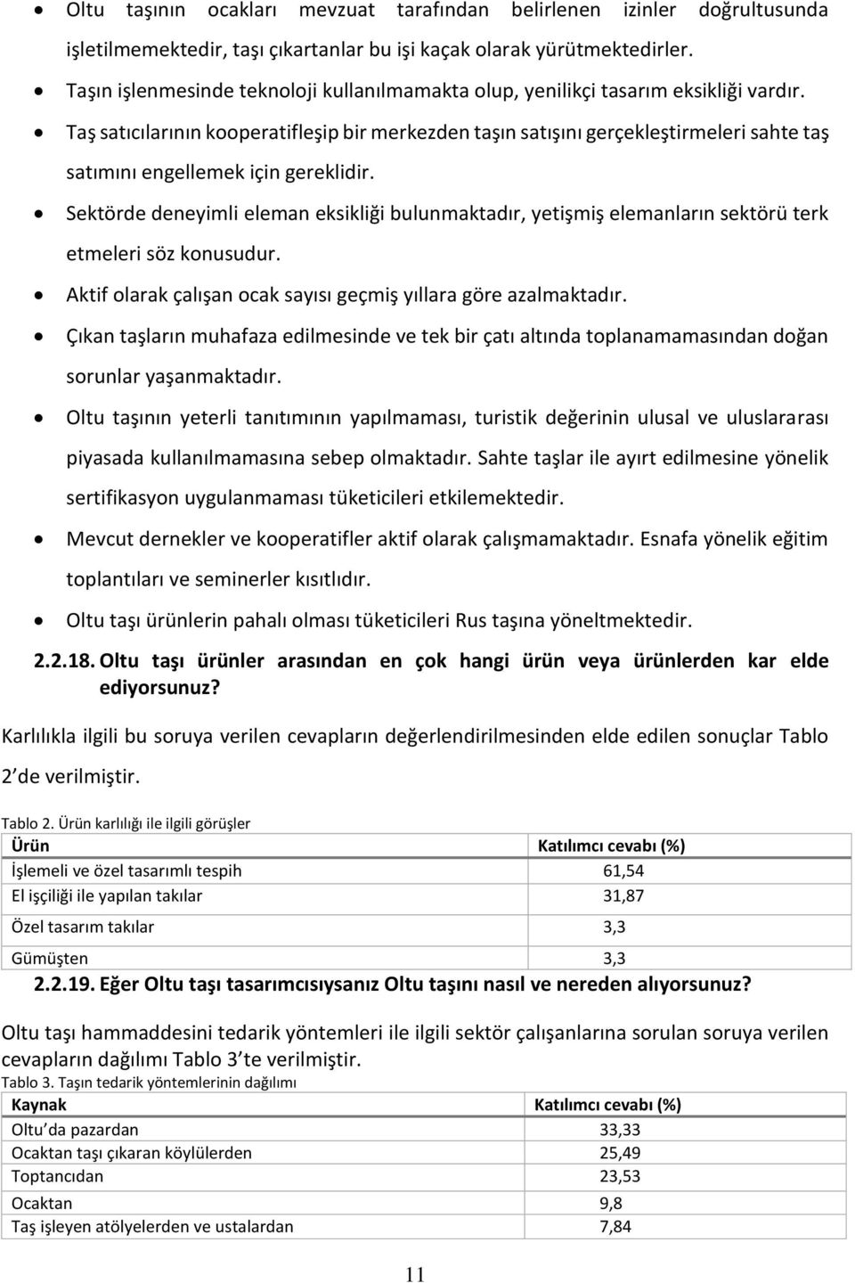 Taş satıcılarının kooperatifleşip bir merkezden taşın satışını gerçekleştirmeleri sahte taş satımını engellemek için gereklidir.