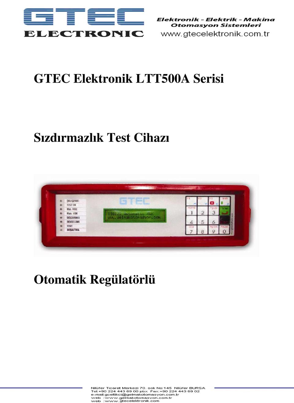 Sızdırmazlık Test