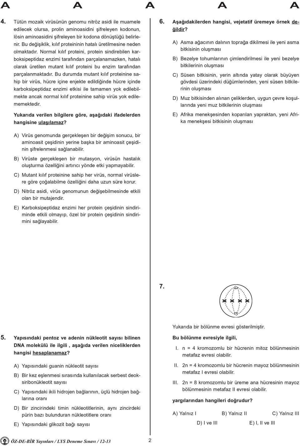 Normal kýlýf proteini, protein sindirebilen karboksipeptidaz enzimi tarafýndan parçalanamazken, hatalý olarak üretilen mutant kýlýf proteini bu enzim tarafýndan parçalanmaktadýr.