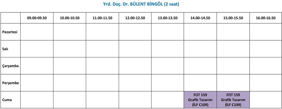 FOT 159 Grafik Tasarım