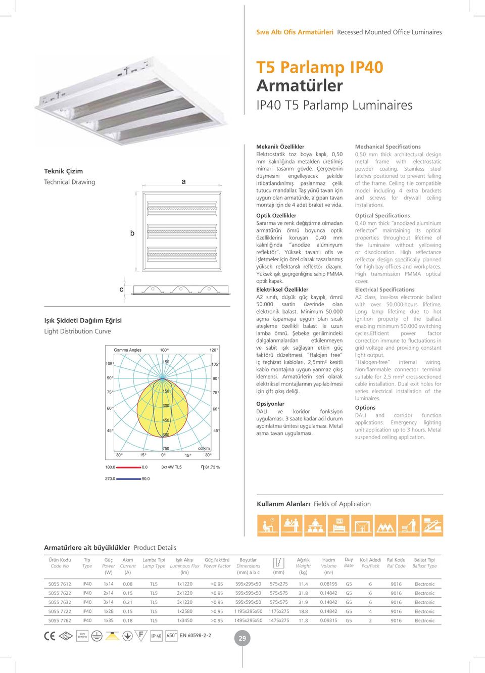 0,50 mm thick architectural design metal frame with electrostatic powder coating. Stainless steel latches positioned to prevent falling of the frame.