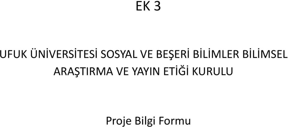 BİLİMSEL ARAŞTIRMA VE