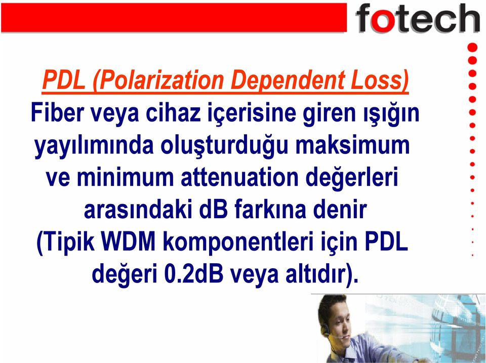 ve minimum attenuation değerleri arasındaki db farkına