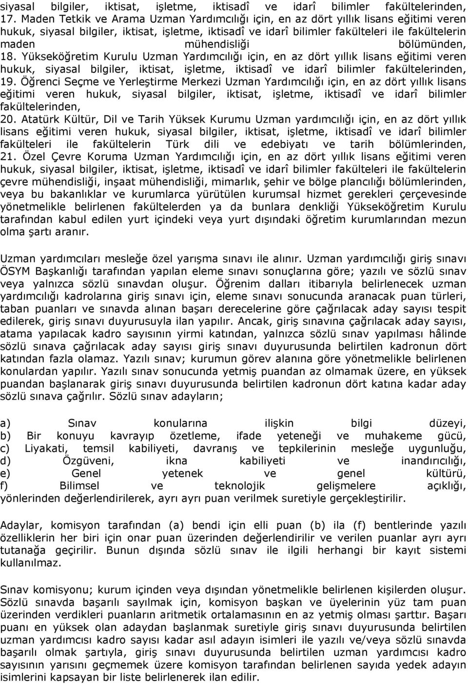 mühendisliği bölümünden, 18.