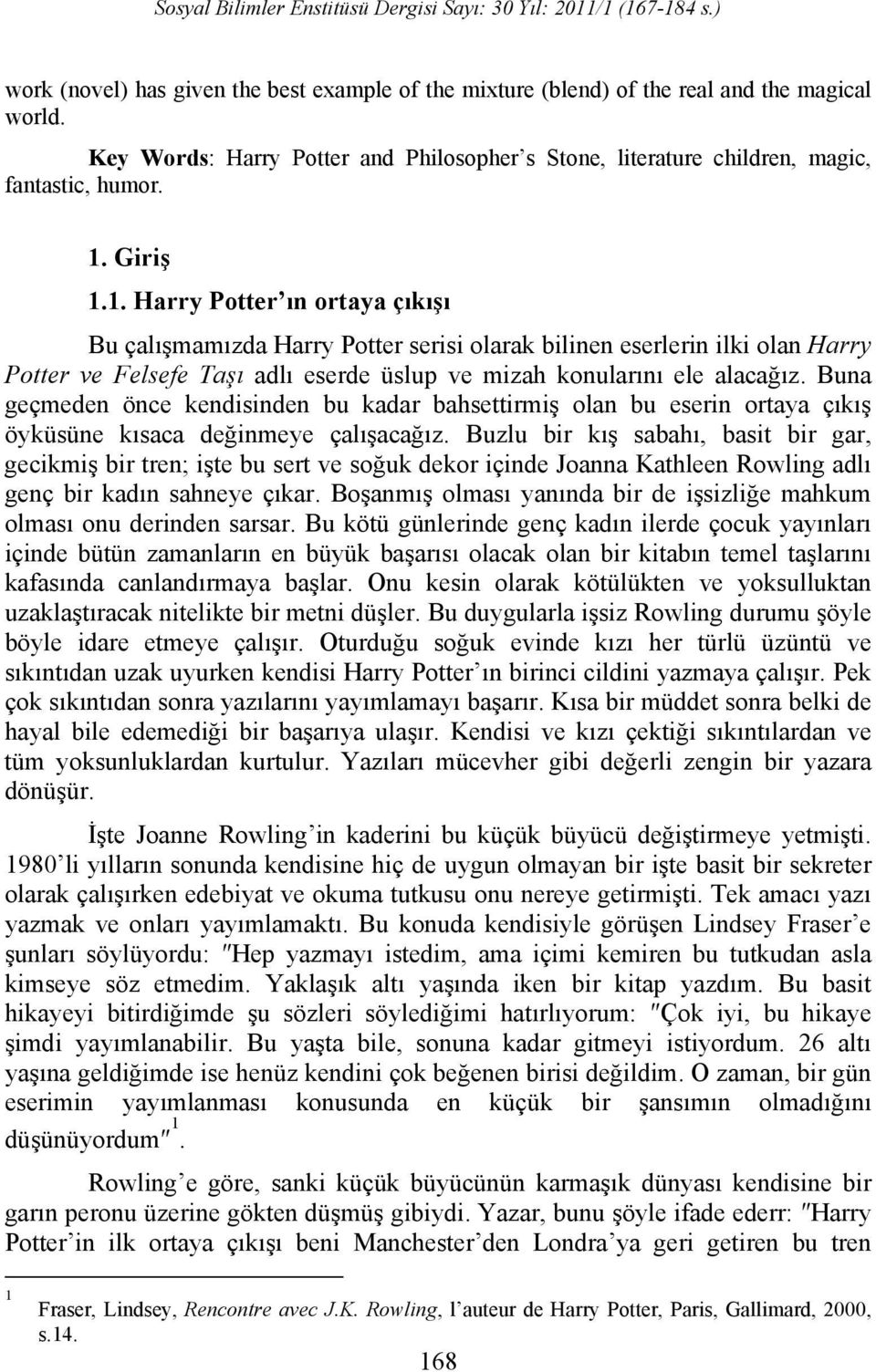 HARRY POTTER VE FELSEFE TAŞI NDA ÜSLÛP VE MİZAH - PDF Free Download