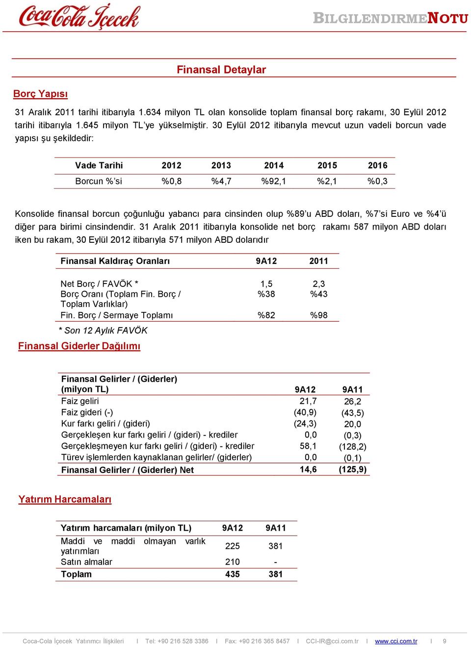 para cinsinden olup %89 u ABD doları, %7 si Euro ve %4 ü diğer para birimi cinsindendir.