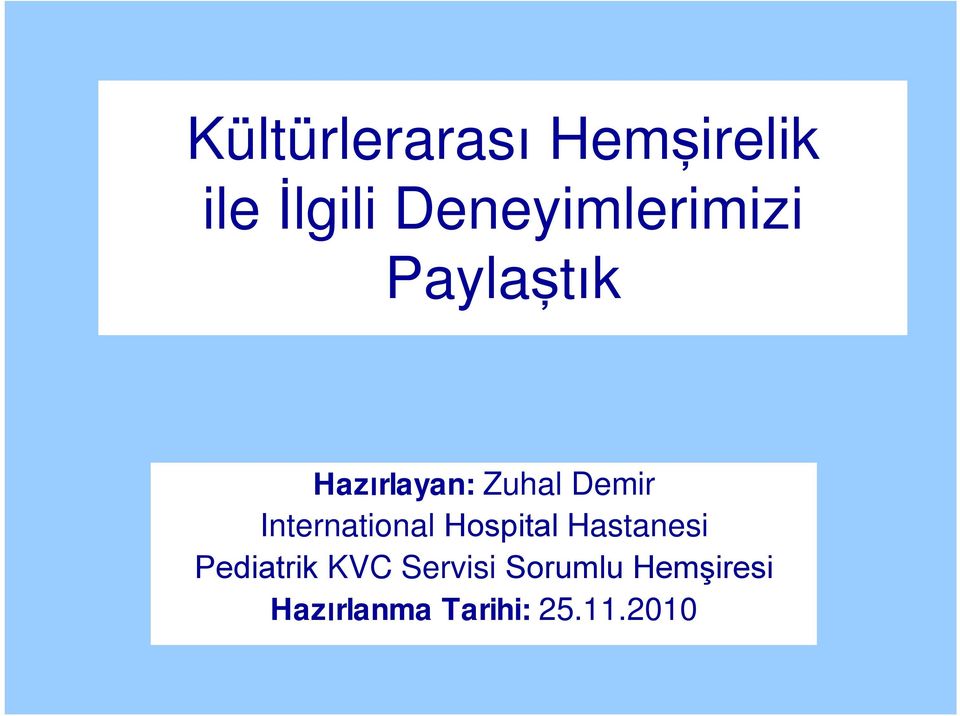 Demir International Hospital Hastanesi