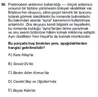 Cumhuriyet Dönemi Anlatmaya Bağlı Edebi Metinler Modern Türk Tiyatrosu LYS-3 / COĞRAFYA-1 SORU DAĞILIMI (24 SORU) Akarsular-Akarsu Profili (1 Soru) Grafik Okuma(Sıcaklık Grafiği) (1 Soru) Nüfus