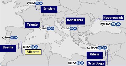 ÇİMSA Hakkında Genel Bilgiler; Çimsa Verileri Türkiye Operasyonları 5,5 m ton klinker kapasitesi (1,1 m ton beyaz çimento klinker