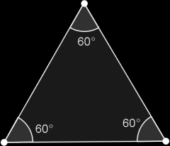 Ġkizkenar Üçgen: Herhangi iki kenar uzunlukları eģit olan üçgenlere denir. EĢkenar Üçgen: ġekil 1.