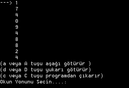 2. N boyutlu bir dizi için aşağıda verilen işlemleri gerçekleştiriniz. a. N boyutlarına sahip olan bir dizinin elemanlarının değerleri 0-10 arasında olacak şekilde rastgele sayılar atanacaktır.