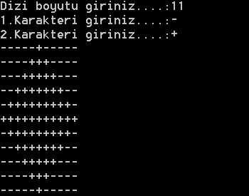 4. NxN boyutlu bir dizi için aşağıda verilen işlemleri gerçekleştiriniz. a. NxN boyutlarına sahip olan (iki boyutlu) bir dizi oluşturulacaktır. (N dışarıdan girilecek) b.