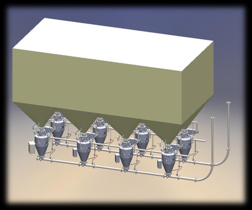 PNÖMATİK TAŞIMA ALANLARI Toz Toplama Filtreleri Pnömatik taşıma sistemleri, filtrelerde