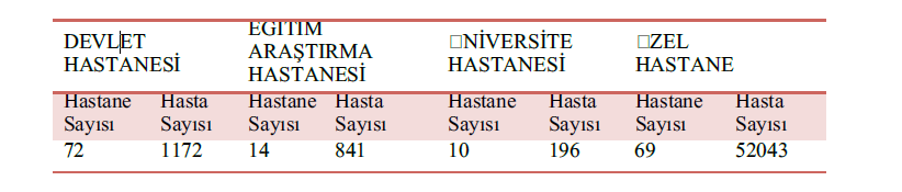 Sağlık Turisti Sayısı ve