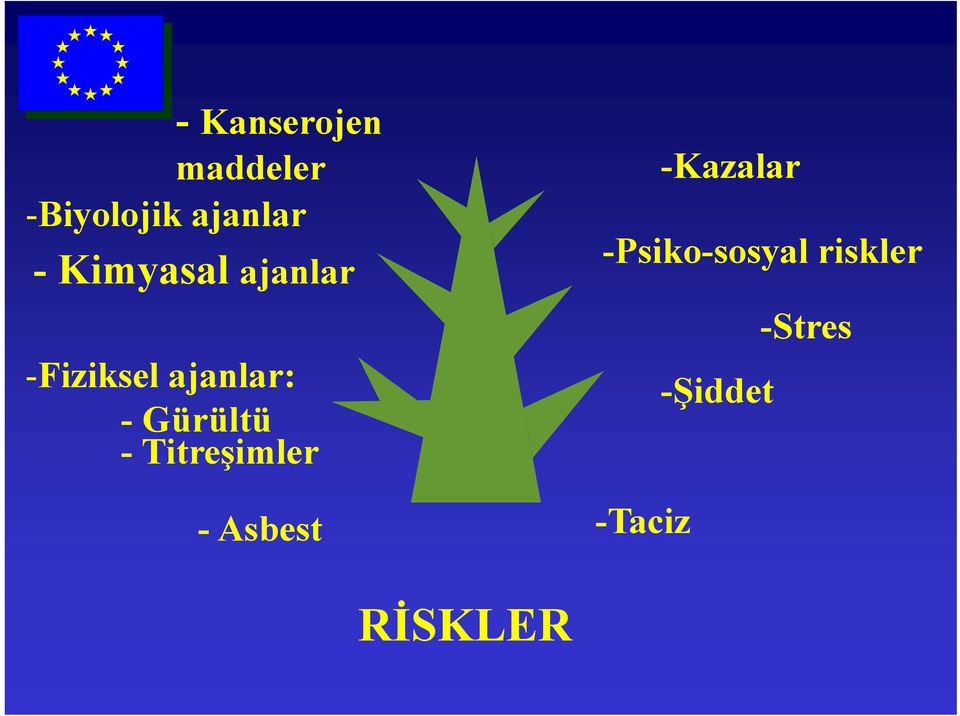 Gürültü -Titreşimler - Asbest -Kazalar