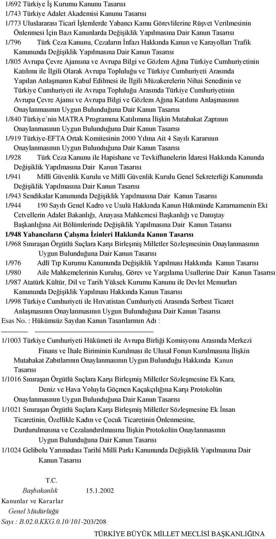 Çevre Ajansına ve Avrupa Bilgi ve Gözlem Ağına Türkiye Cumhuriyetinin Katılımı ile İlgili Olarak Avrupa Topluluğu ve Türkiye Cumhuriyeti Arasında Yapılan Anlaşmanın Kabul Edilmesi ile İlgili