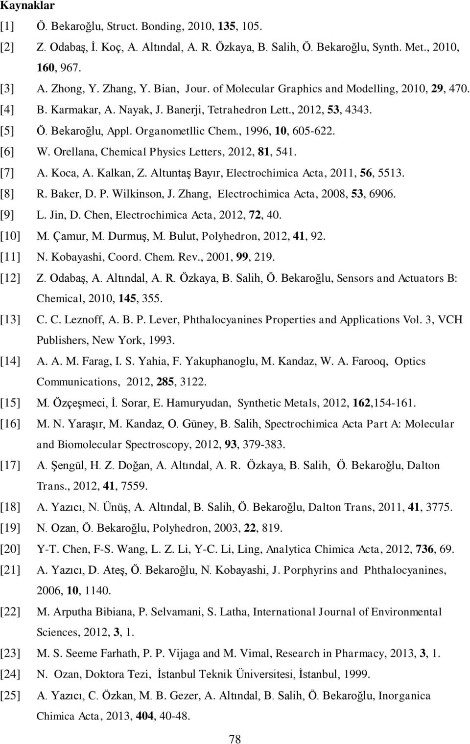 [6] W. rellana, Chemical Physics Letters, 2012, 81, 541. [7] A. Koca, A. Kalkan, Z. Altuntaş Bayır, Electrochimica Acta, 2011, 56, 5513. [8] R. Baker, D. P. Wilkinson, J.