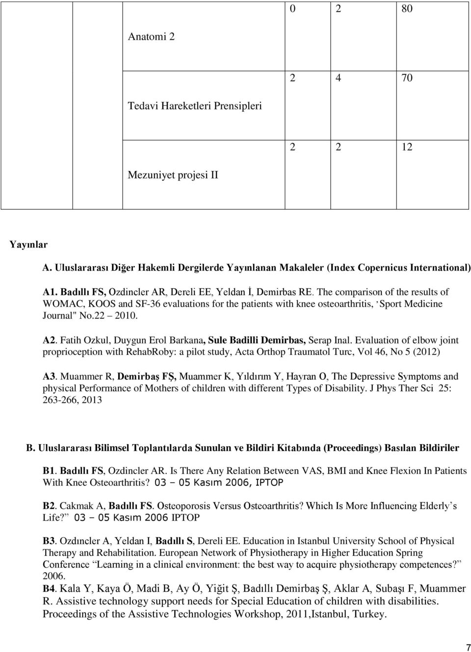 22 2010. A2. Fatih Ozkul, Duygun Erol Barkana, Sule Badilli Demirbas, Serap Inal.