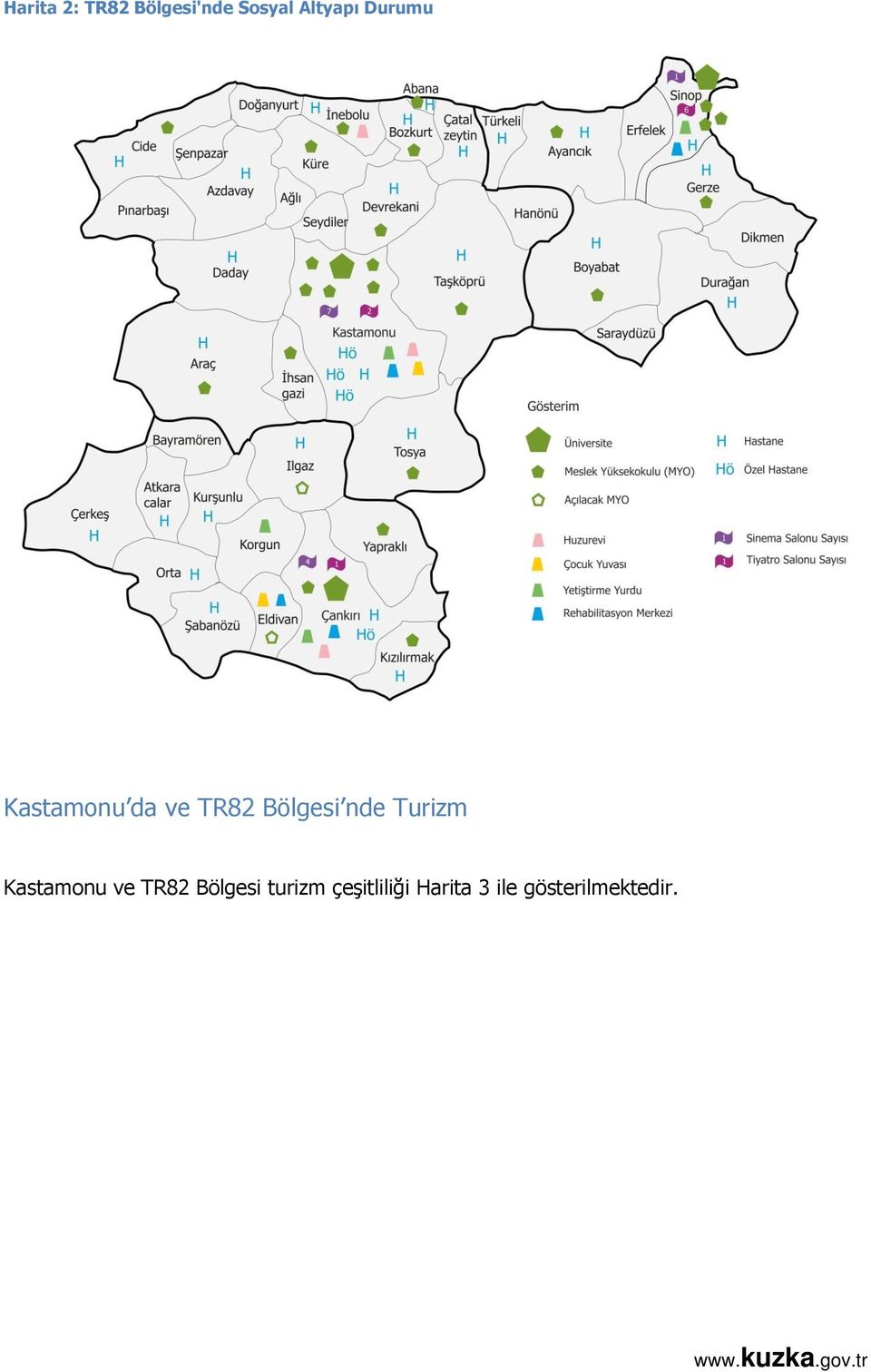 Bölgesi nde Turizm Kastamonu ve TR82