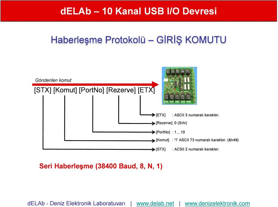 [Rezerve]: 0 (Sıfır) [PortNo] : 1.