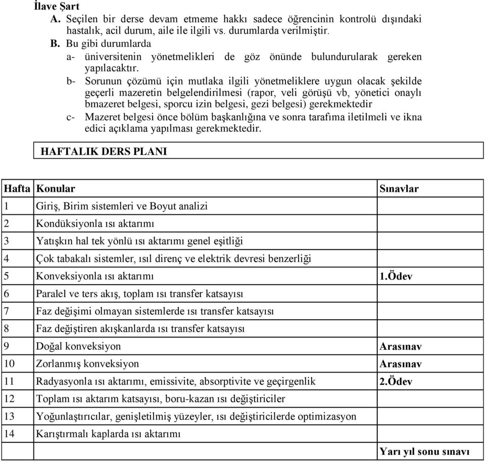 b- Sorunun çözümü için mutlaka ilgili yönetmeliklere uygun olacak şekilde geçerli mazeretin belgelendirilmesi (rapor, veli görüşü vb, yönetici onaylı bmazeret belgesi, sporcu izin belgesi, gezi