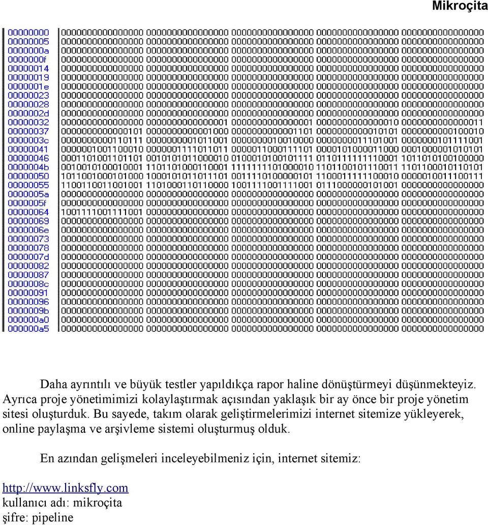 Bu sayede, takım olarak geliştirmelerimizi internet sitemize yükleyerek, online paylaşma ve arşivleme sistemi